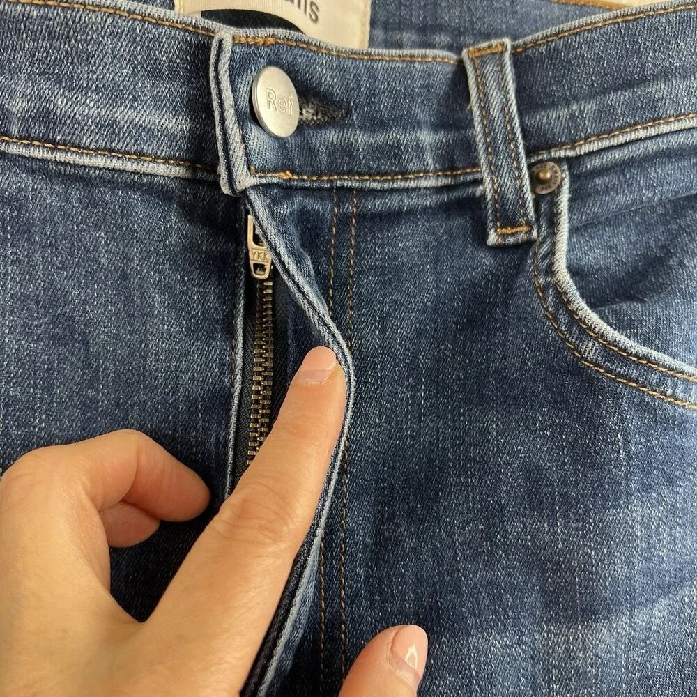 Reformation Sz 29 Jeans High & Skinny In Neris Denim Women's‎ Stretch Classic